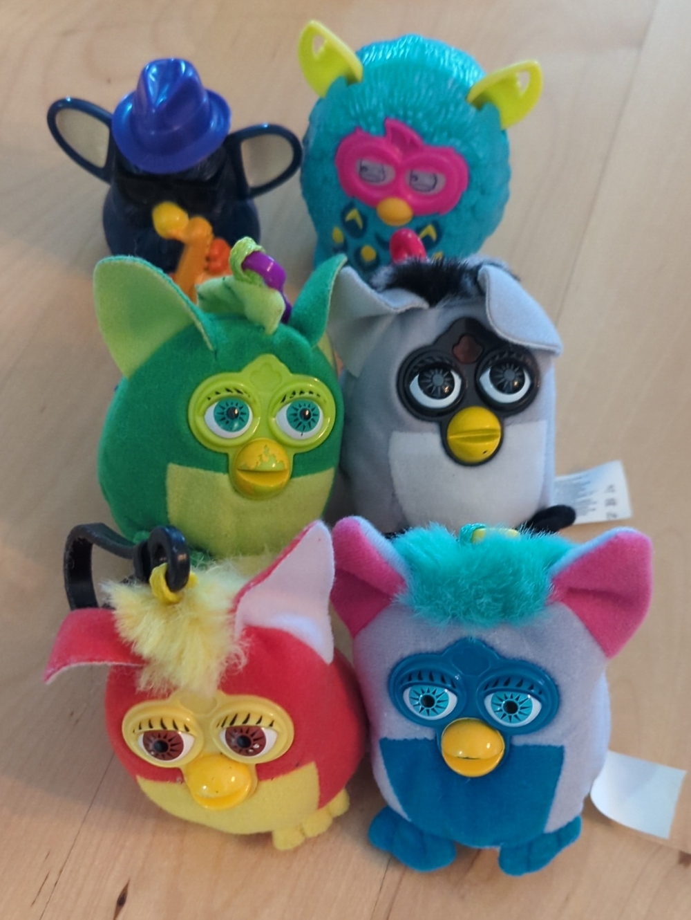 Lot Of 6 McDonald's Happy Meal Toys Furby